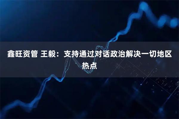 鑫旺资管 王毅：支持通过对话政治解决一切地区热点
